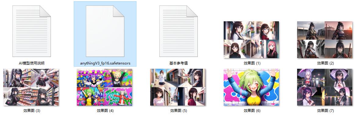 图片[4]-ComfyUI官方推荐练习基础模型万象熔炉Anything V3 Checkpoint模型网盘下载2G